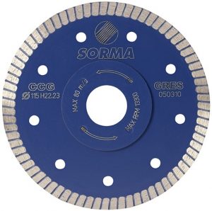 Disque diamanté type CCG Ø 125 mm carrelage épaisseur 1,2 mm