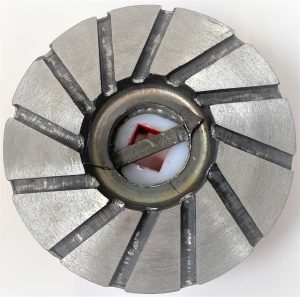Meule diamantée SF Ø 100 mm NEW TRAPEZE ROUGE