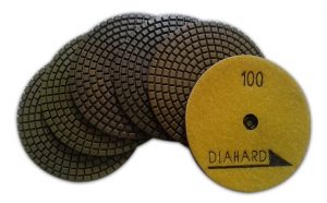 DIAHARD ECO résine diamantée Ø 100 mm pour le polissage à eau du granit