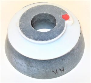 Meule RG/SF (SEBALD) en magnésie Ø 130/100 mm pour le polissage du granit avec attache SF