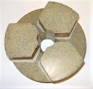 Meule magnésie SF 3 blocs (CYBEO) pour le polissage du Granit