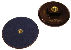 Support velcro  »Diaceramica » Ø 100 mm rigide Bakélite