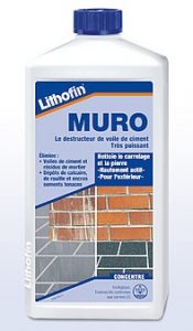 Bidon de Lithofin MURO – Le destructeur de voile de ciment – très puissant.