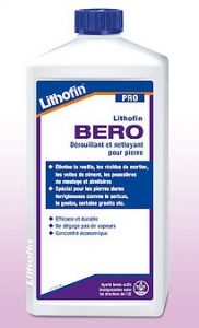 Bidon de Lithofin BERO – Dérouillant et nettoyant pour pierres.