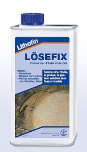 Bidon de Lithofin LOSEFIX – Eliminateur d’huile et de cire.