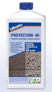 Bidon de Lithofin PROTECTION « W » – Imprégnation hydrofuge en phase aqueuse.