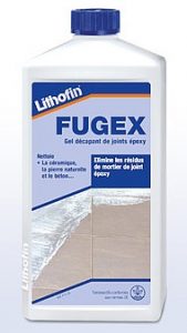Bidon de Lithofin FUGEX – Gel décapant de joints époxy.