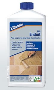 Bidon de Lithofin ENDUIT – Pour les surfaces rugueuses.