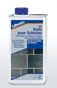 Bidon de Lithofin HUILE POUR SCHISTE – Pour toutes schistes multicolores et argileuses.