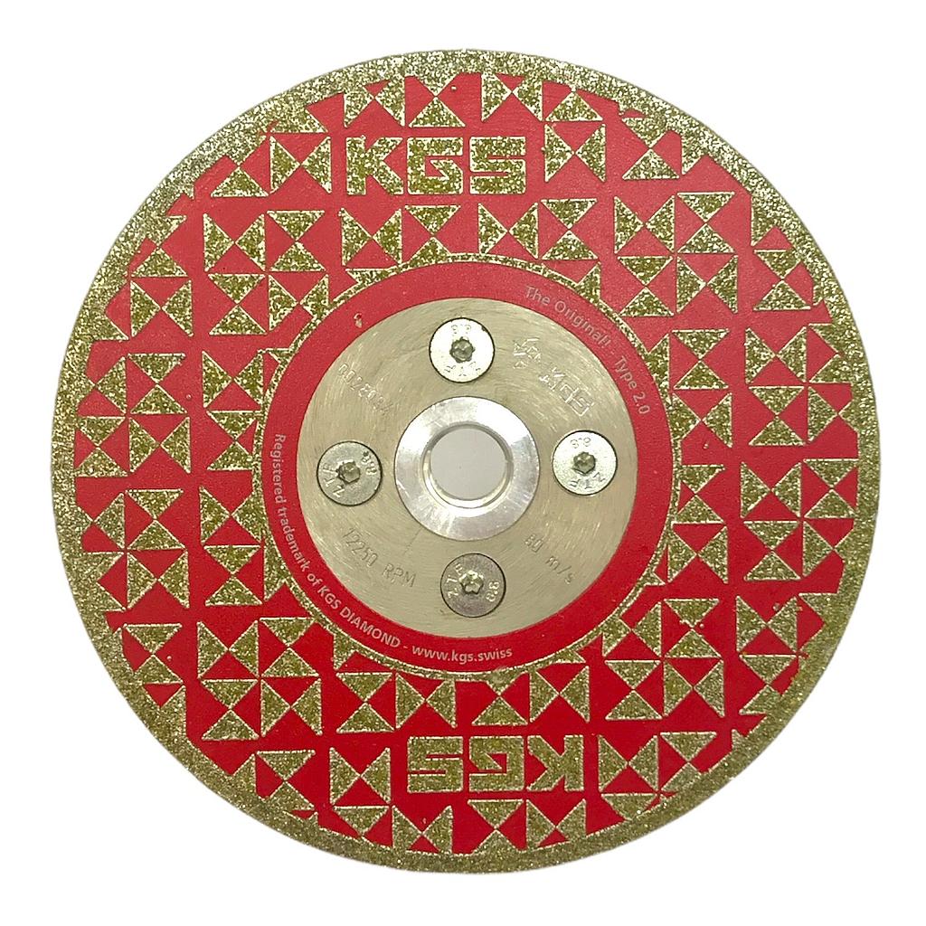 Disque diamanté type KGS SWIFLEX COBRA à surfacer + M14