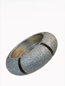 Fraise diamantée Ø 100×30 mm R=15 mm 1/2 rond +M14 gr 40